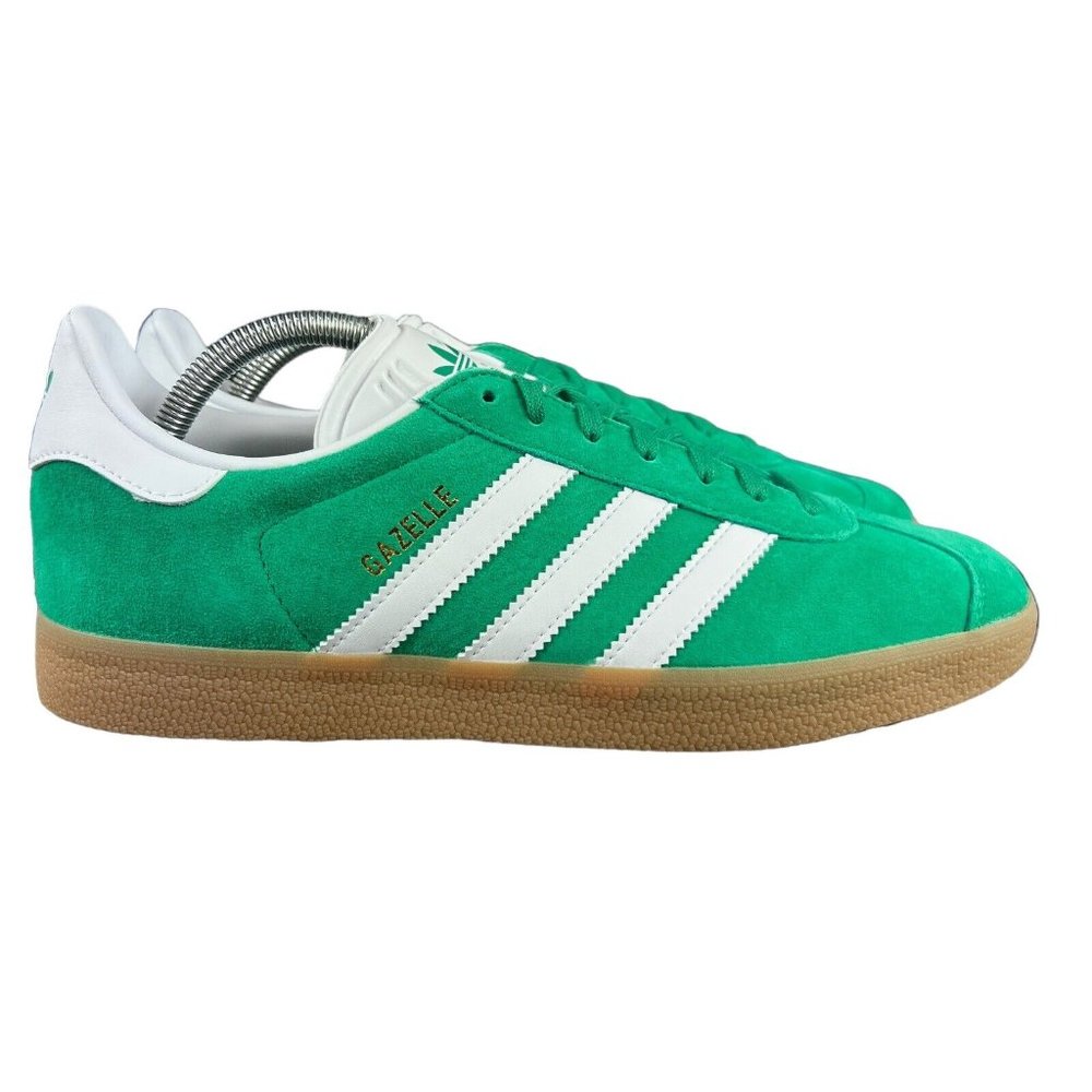 Adidas Gazelle Green Cloud White Gum Shoes IG0671 Men's Sizes 9.5 - 13